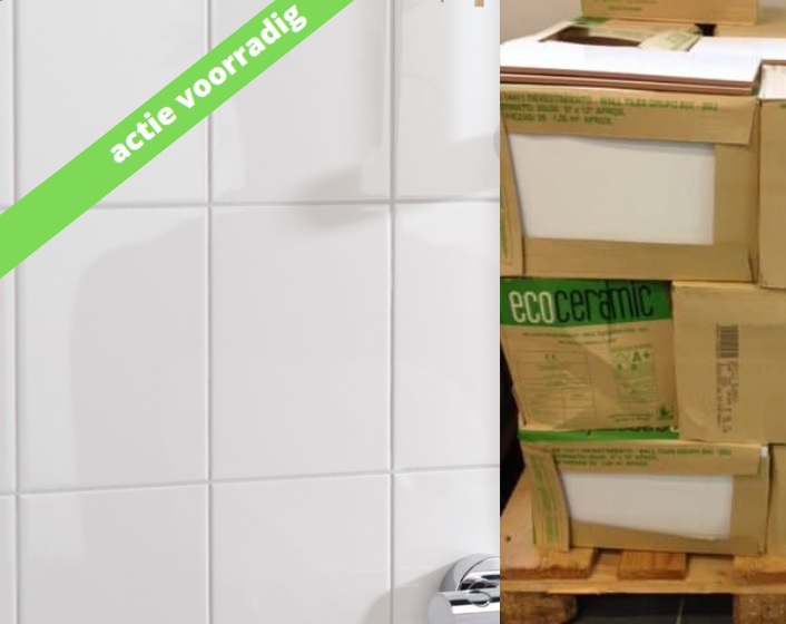 Keracom mat wit 20x30 witte wandtegels