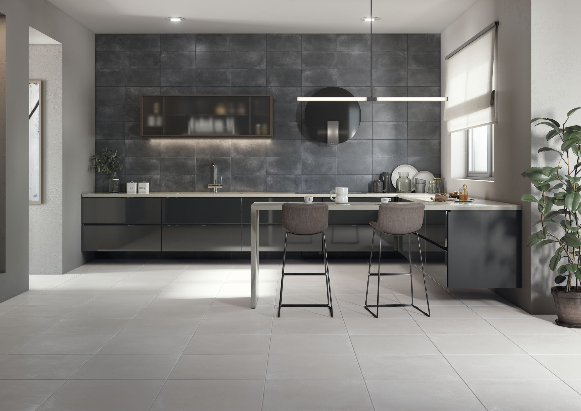 Cifre Beton Anthracite Mate 30x60 bij Vlagsma tegelwalhalla