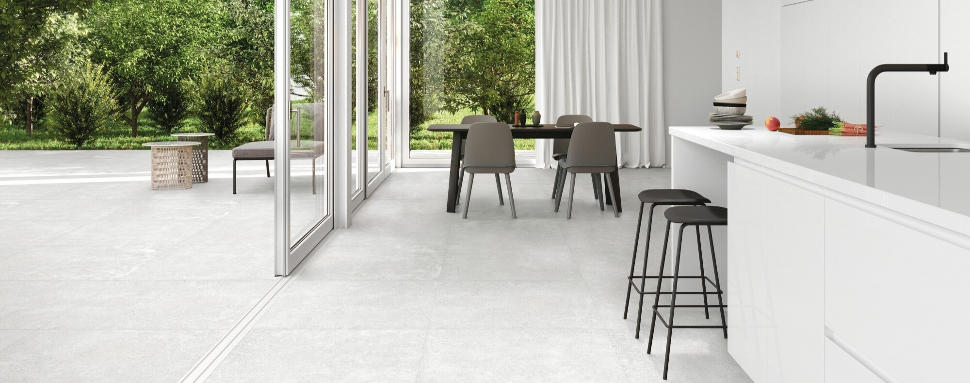 Tegels voor een minimalistisch interieur