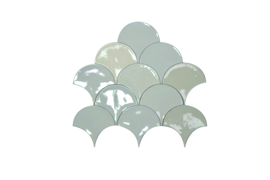 Visschub wandtegels Life Tears Blanco