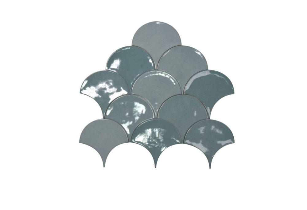 Visschub wandtegels Life Tears Turquoise