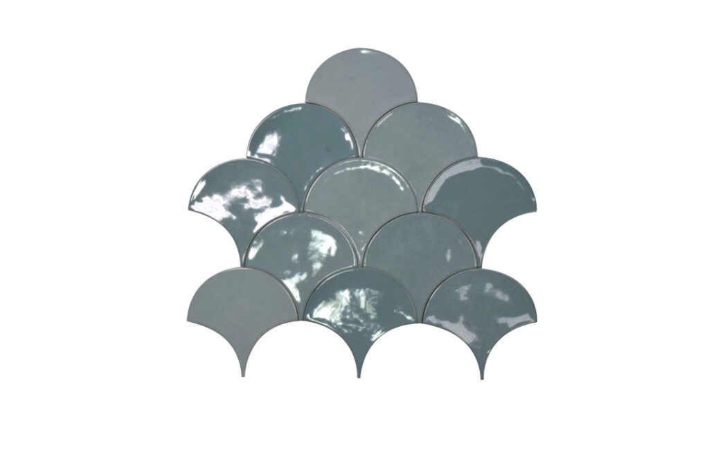 Visschub wandtegels Life Tears Turquoise