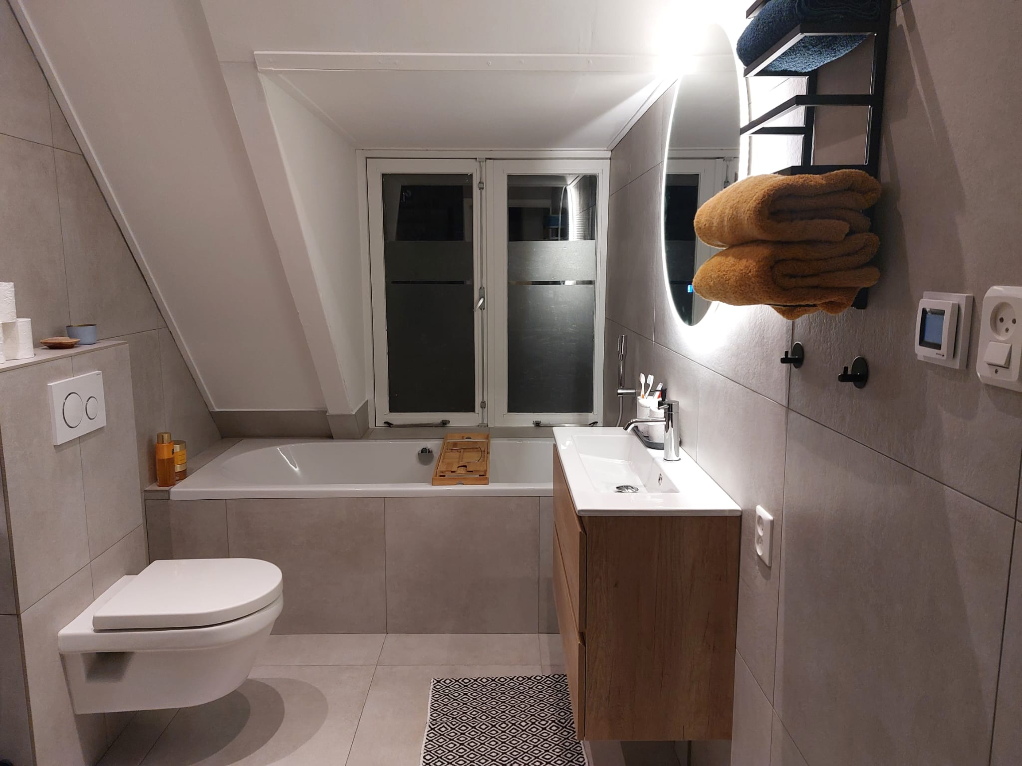 Flaminia Space Neutra 60x60 vloertegels betonlook lichtgrijs