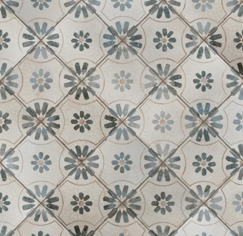 Portugese tegels - Peronda FS Blume Blue - 45x45 - Afbeelding 4