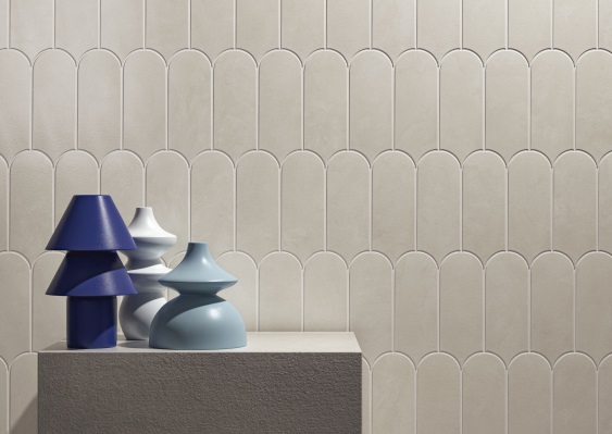 Visschub tegels Alure Ivory Mat