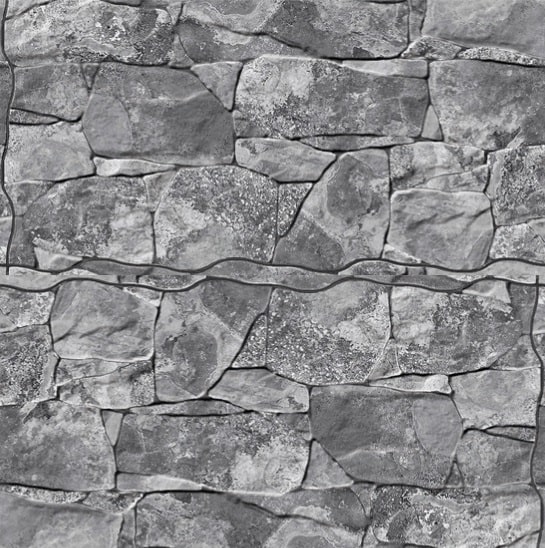 Keramische steenstrip HDC Vulcano Dark 33x65 cm