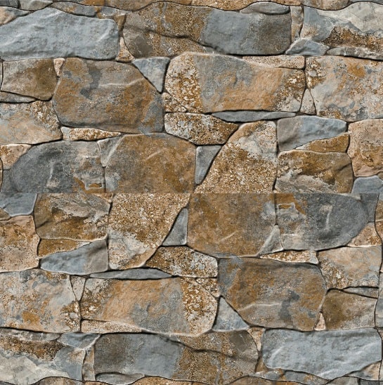 Keramische Steenstrip Vulcano Oxido 33x65 cm