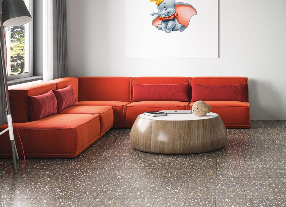 Terrazzo Tegels Aparici Anthracite Natural