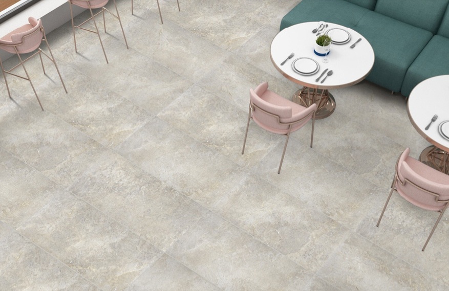 Marmerlook wandtegel Logiker Trilogy sand 60x120 bij Vlagsma tegelwalhalla