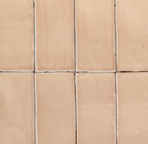 Handvorm Wandtegels - Mindelo Glans Laura Peach 13x13 - Afbeelding 3