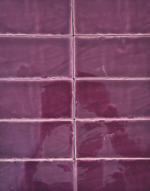 Handvorm Wandtegels - Mindelo Glans Royal Purple 6,5x13 - Afbeelding 2