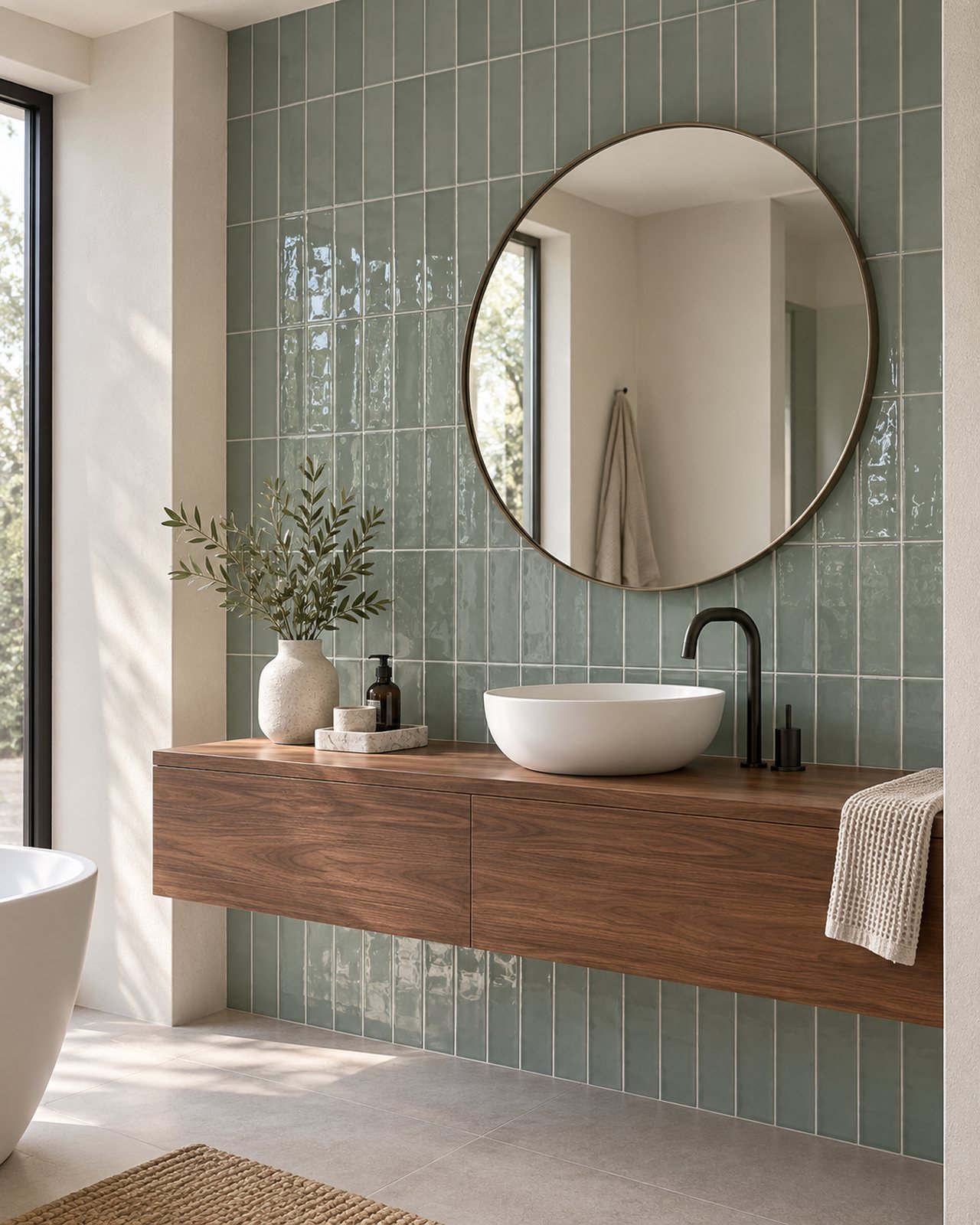 cifre jade glans badkamer