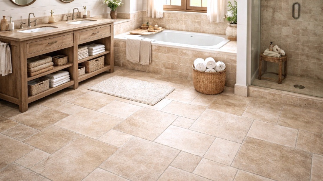 heritage beige badkamer
