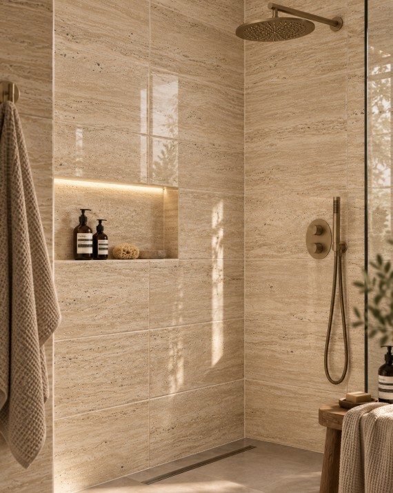 liceo beige badkamer