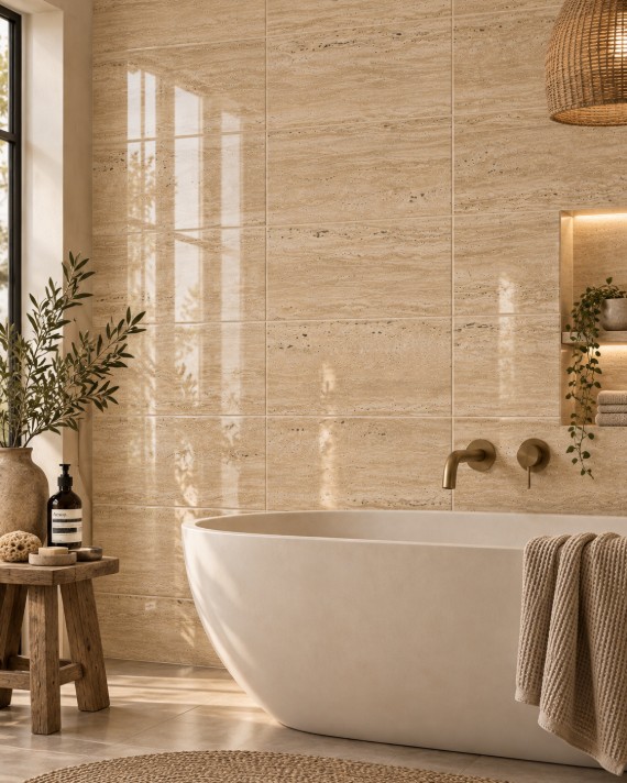 cifre beige badkamer