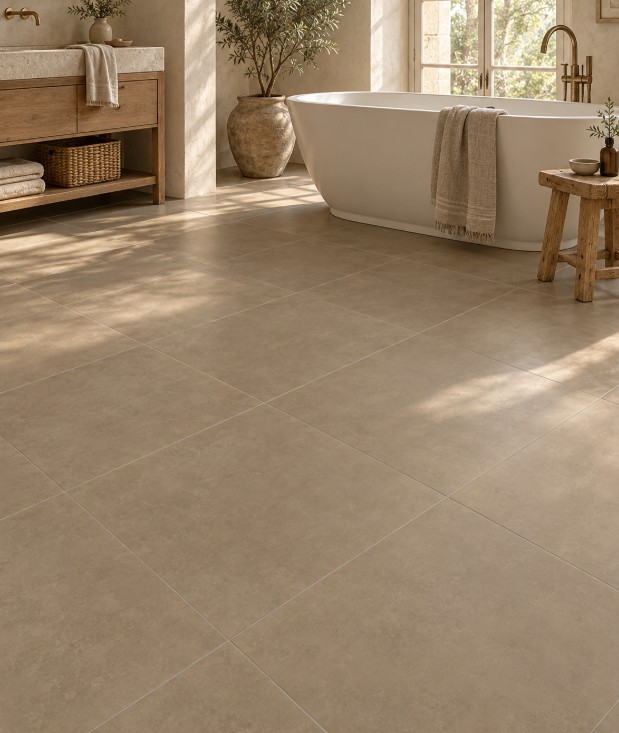 flaminia space caramel badkamer