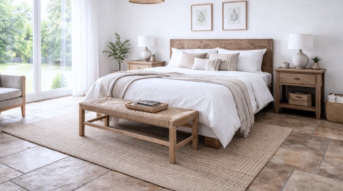 heritage walnut slaapkamer