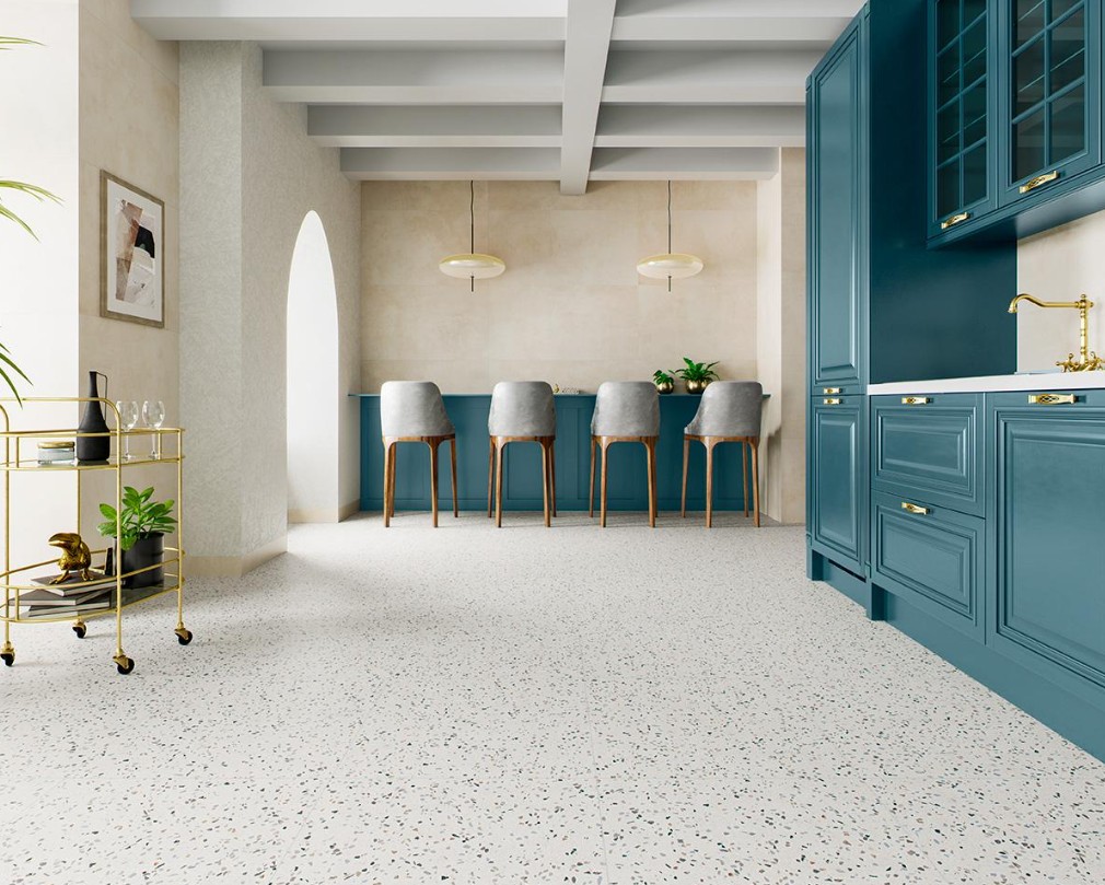 terrazzo blue